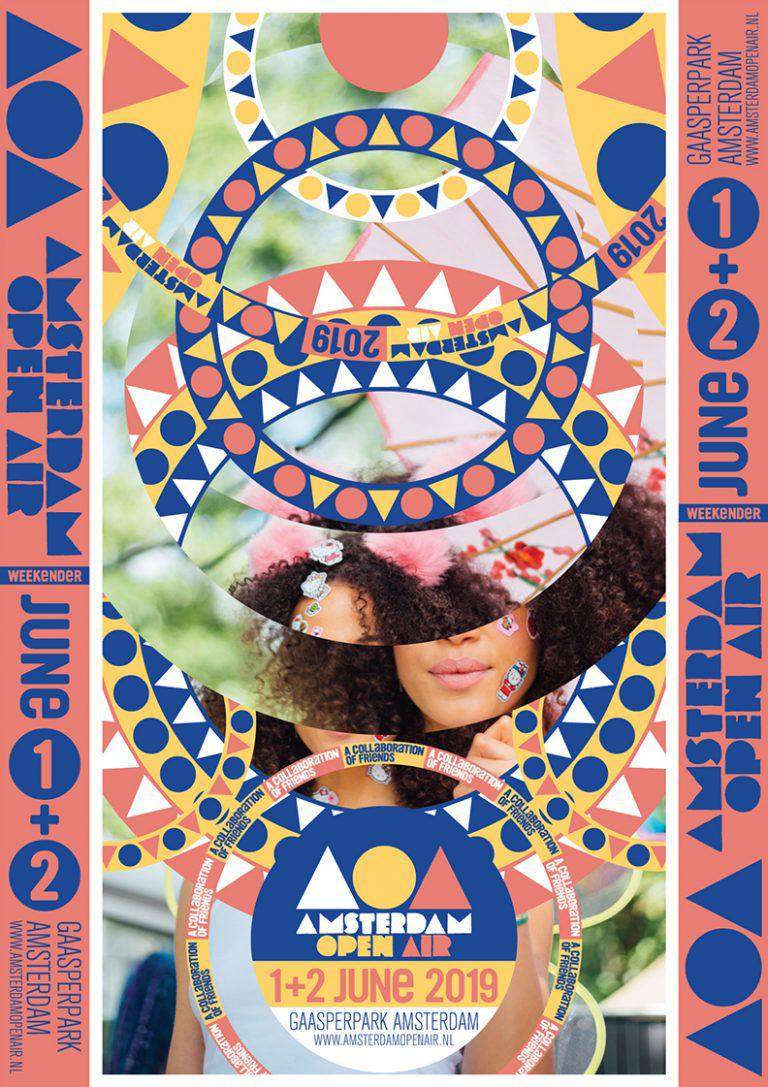 Amsterdam Open Air Festival Identity Music poster 