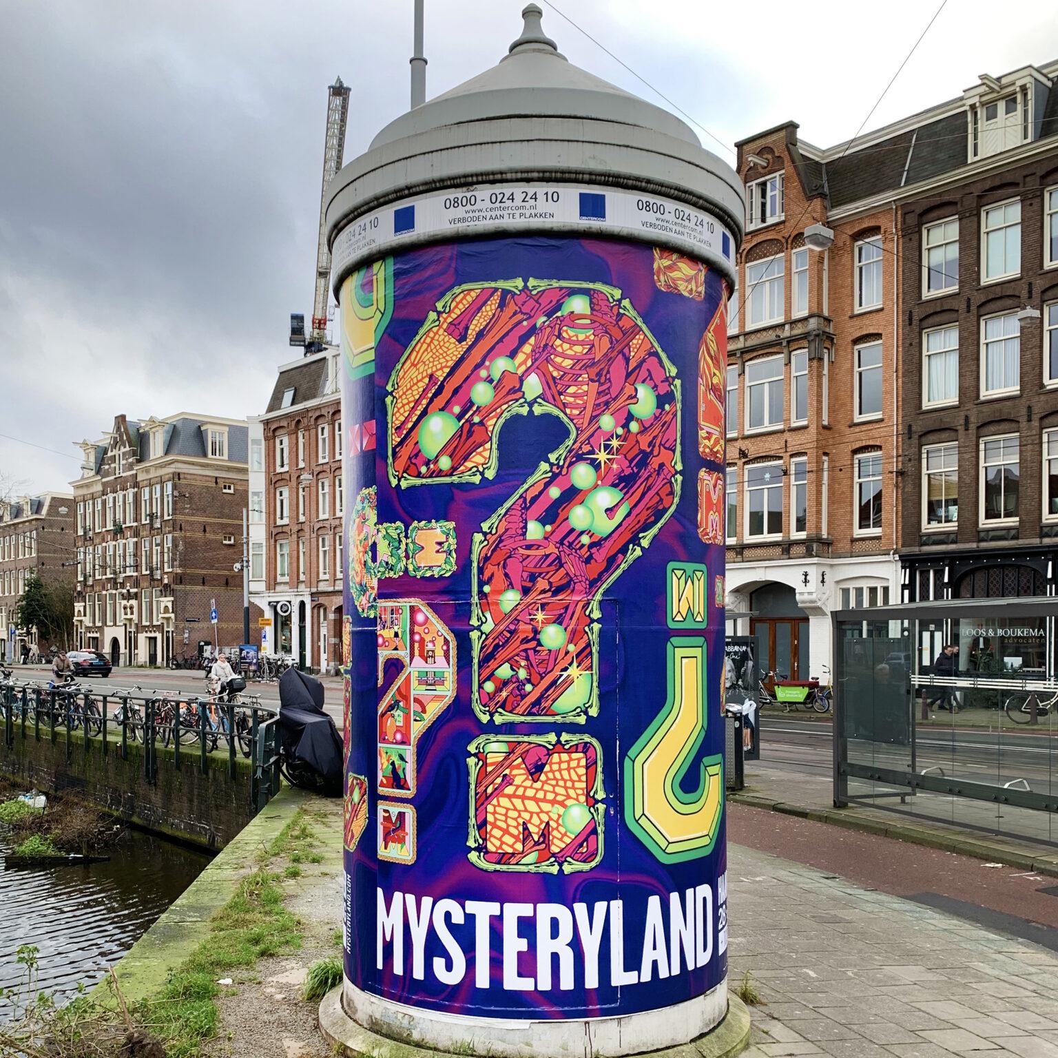 Mysteryland Mupi Festival Identity EDM Music poster Typography