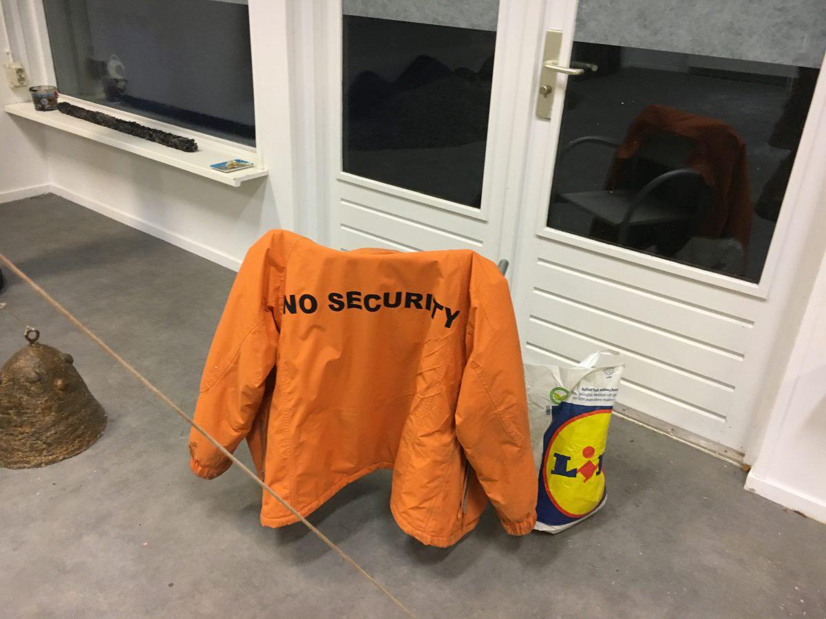 No Security, 2015. nylon